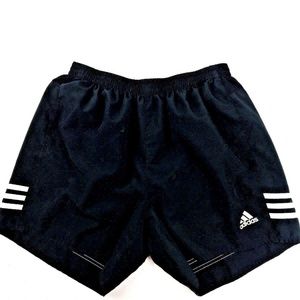 ADIDAS Response  Short Black White Stripes Shorts